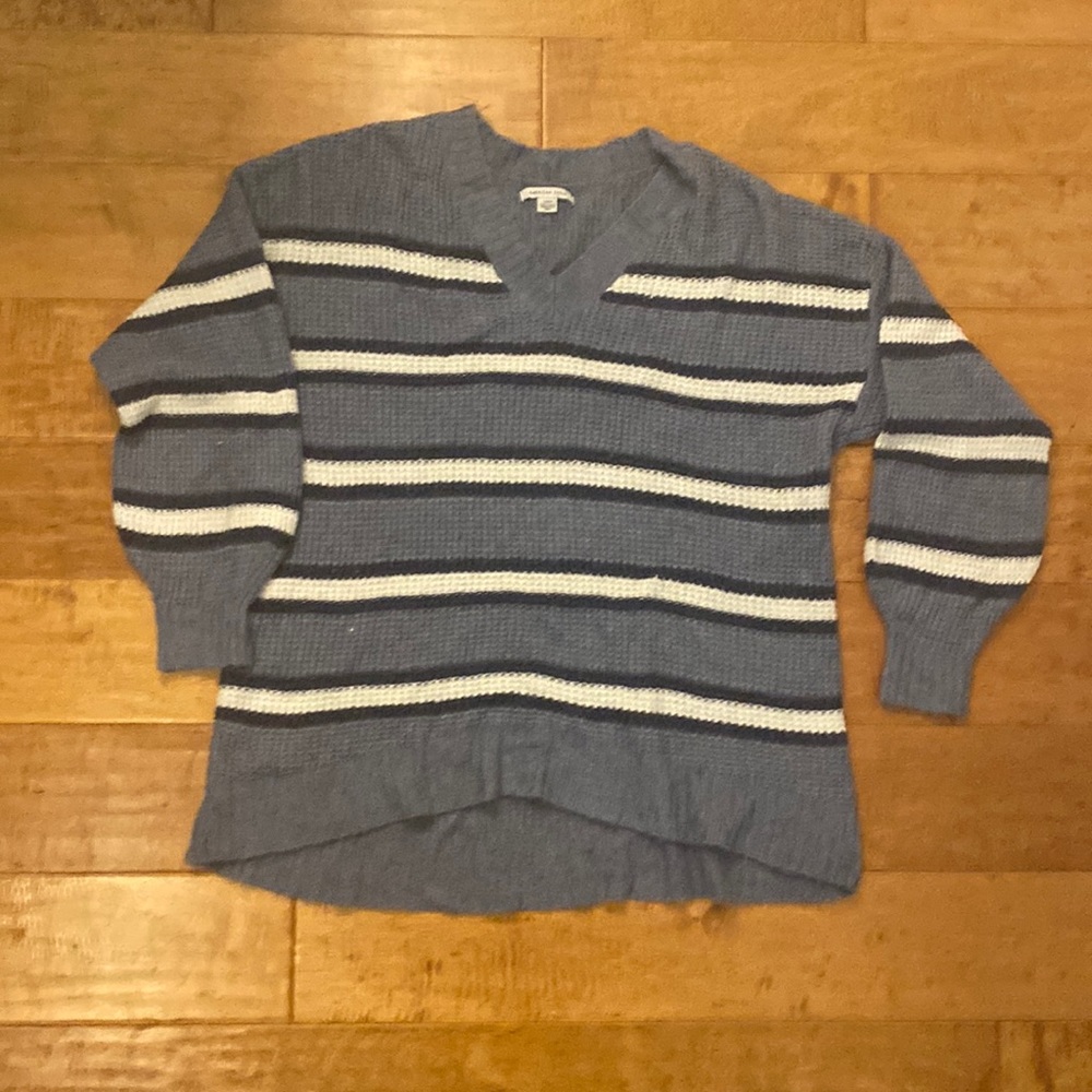 American Eagle Oversized Stripe Sweater